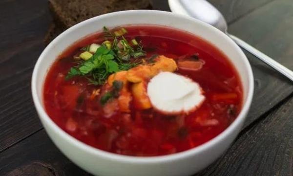 Борщ з куркою рецепт