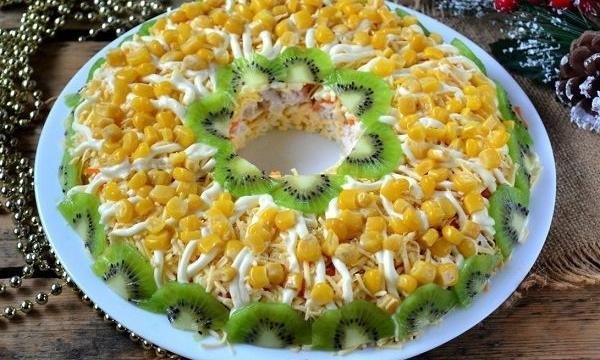 Салат з ківі і курки