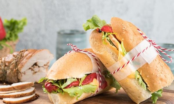 Багет з куркою