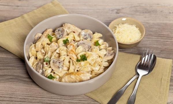 Соус з грибами та куркою