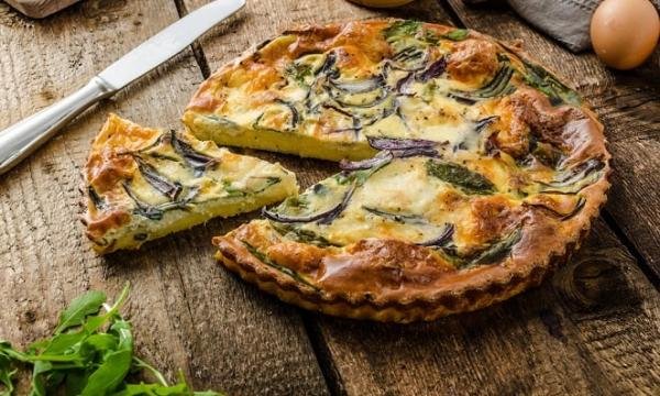 Пиріг з куркою і шпинатом