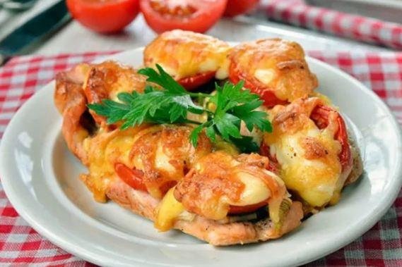 М’ясо по французьки з куркою