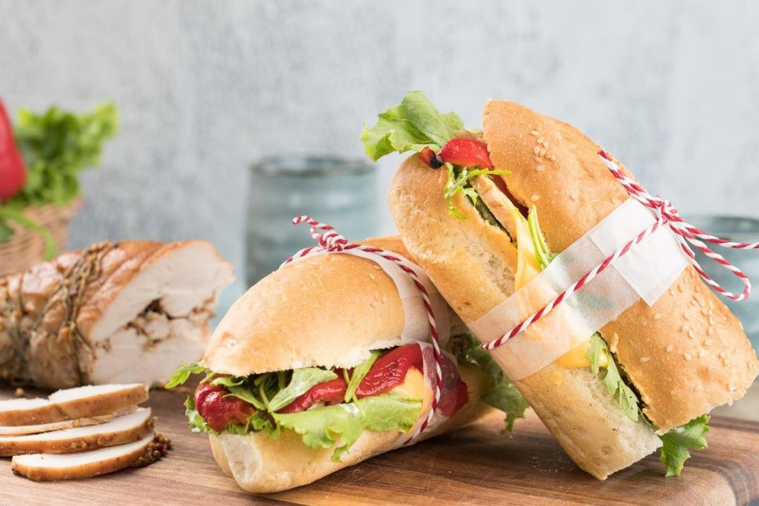 Багет з куркою