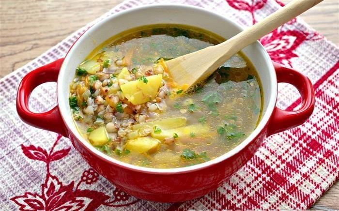 Суп з гречки і курки