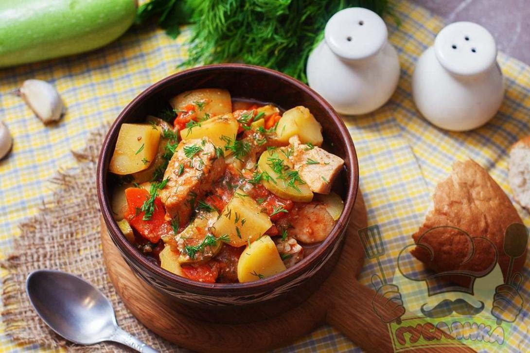 Рагу з куркою та картоплею