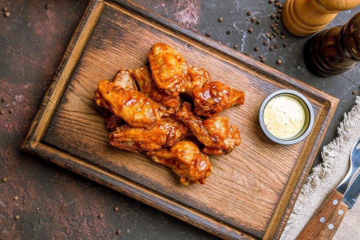 Рецепт курячих крилець з медом